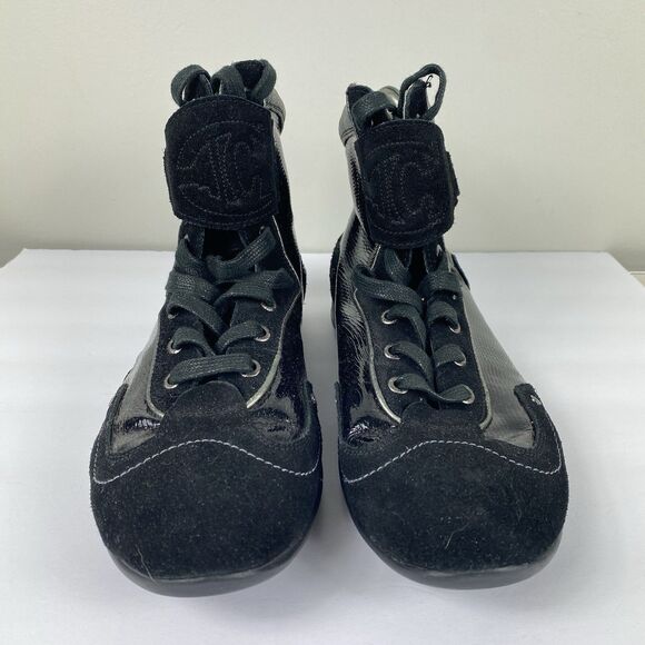 Just Cavalli Mens Boxer Sneaker Boots Sz 9 / 42 EU Y2K High Top Lace Up Shoes - Picture 2 of 10